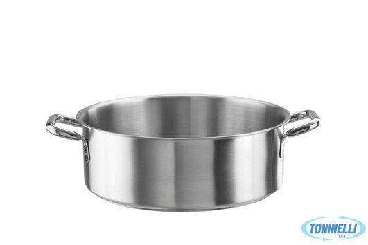 Pinti Inox Tender-Casseruola Bassa 2Manici Cm 28H9,5 Lt5 Inox 33900928 - 15524