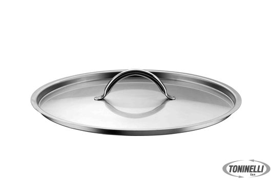 Pinti Inox Tender-Coperchio Con Manico Cm 24 Inox 33903024 - 15534