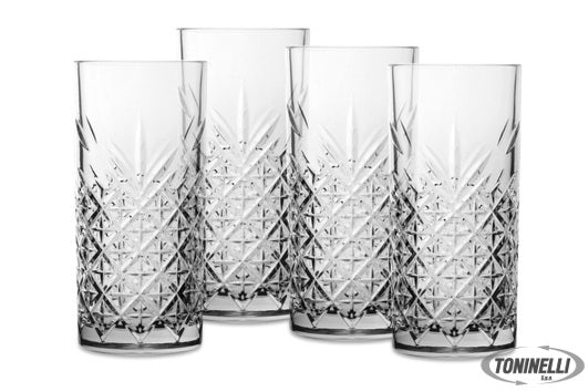 Pasabahce Timeless-Confezione 4 Bicchieri Long Drink Cl.36,5 520205 - 23002