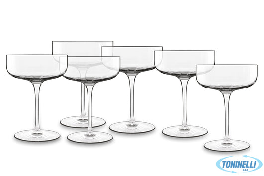 Bormioli Luigi Vinalia - Cf.6 Calici Champagne Cl.30 H.14,2 Cm.10,5 - 19746