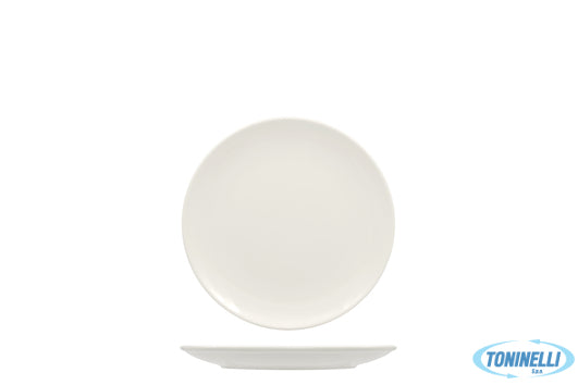 Ariane Fine Porcelain Vital Coupe Doppio Bordo-Piatto Piano Cm 15-Allumina - 244