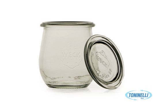 Dosen-Zentrale Zuchner Gmbh Weck Tulipe - Confezione 12 Vasetti Ml.220 Cop.60