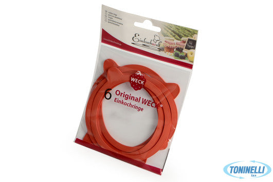 Dosen-Zentrale Zuchner Gmbh Weck-Conf.6 Guarnizioni 80 In Blister - 2499