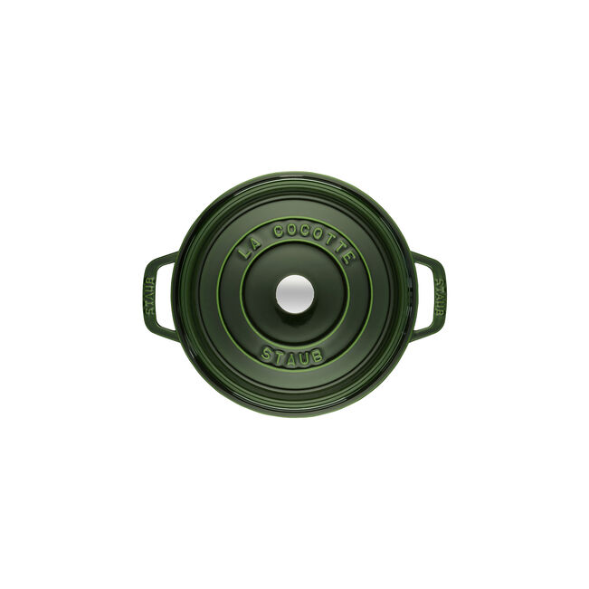 Cocotte rotonda - 26 cm, basilico
