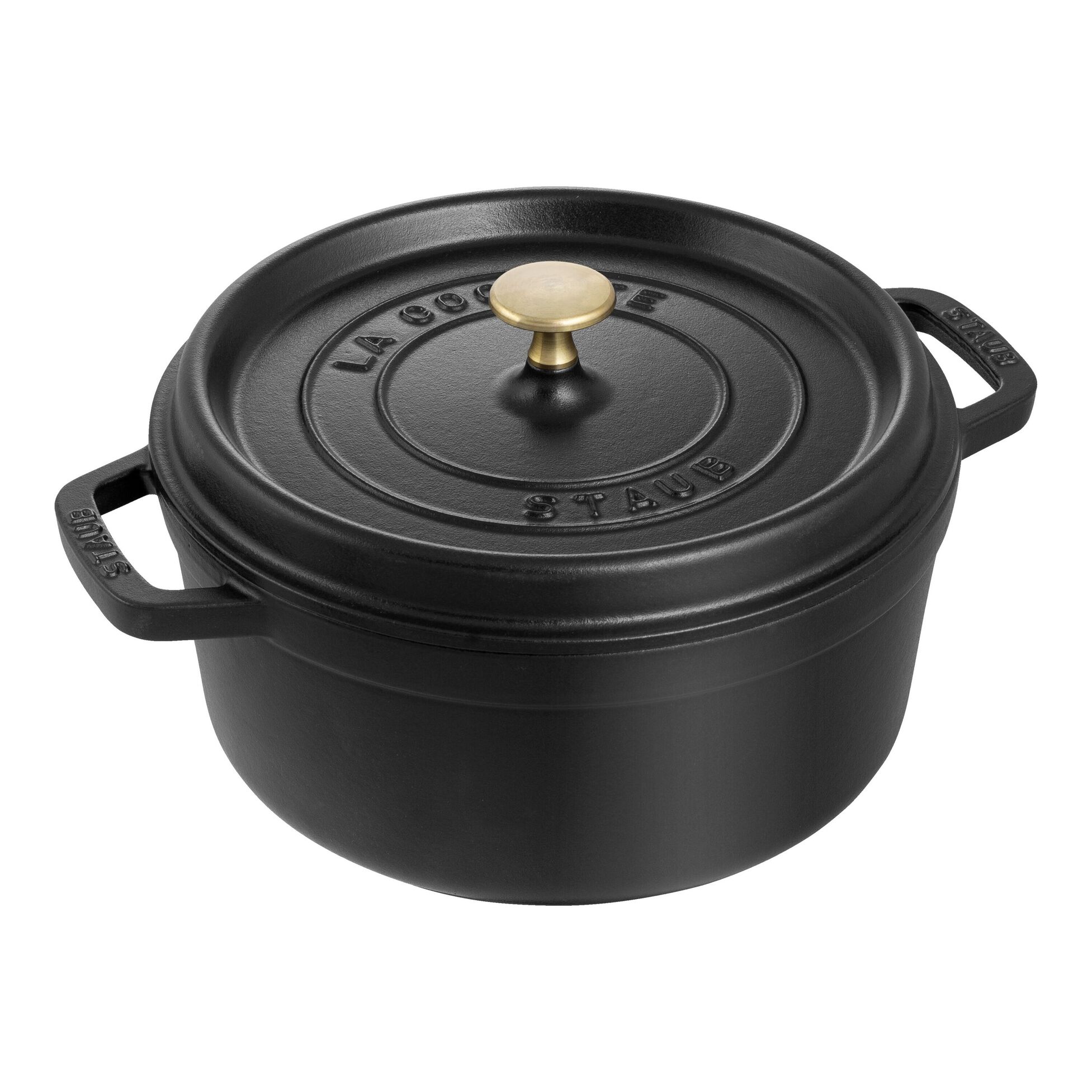 Cocotte rotonda - 26 cm, Nera