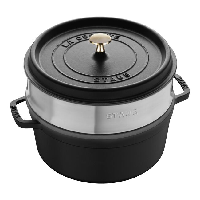 Ballarini ST Cocotte+vap.BLK 26cm i