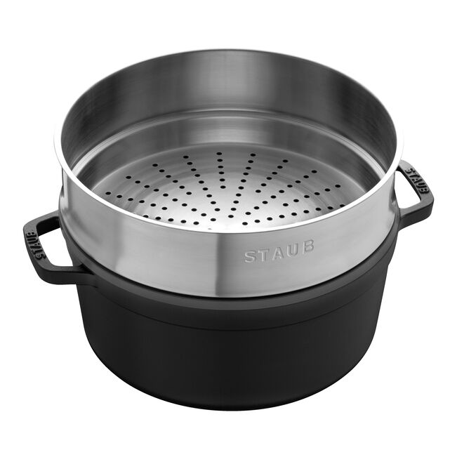 Ballarini ST Cocotte+vap.BLK 26cm i