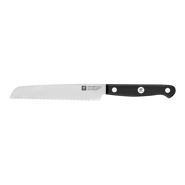 GOURMET - 7-pz., Set di coltelli con ceppo, grigio