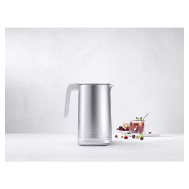 Enfinigy Bollitore elettrico Pro - 1,5 l, colore argento