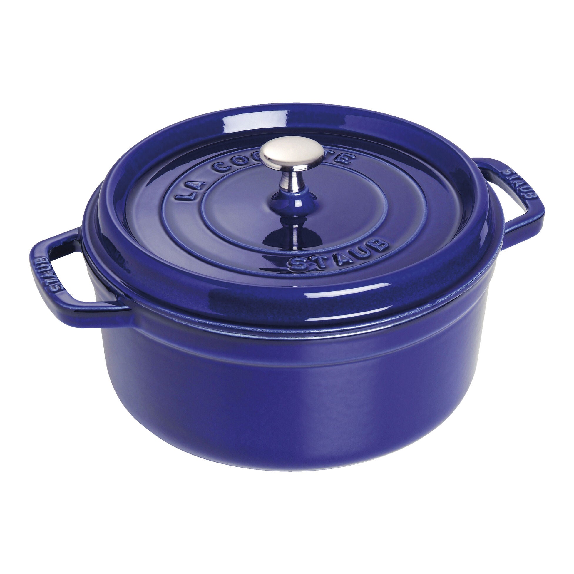 Cocotte rotonda - 26 cm, blu scuro