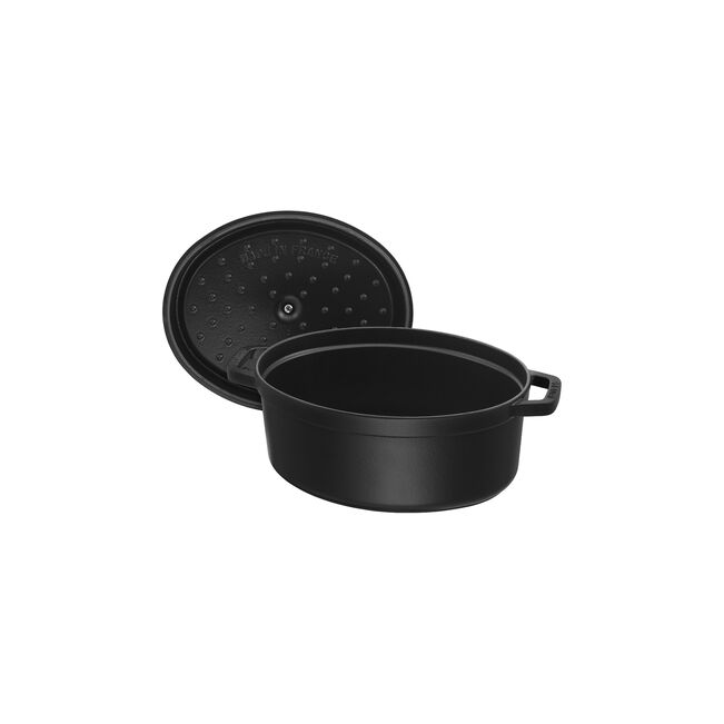 Cocotte ovale - 29 cm, Nera