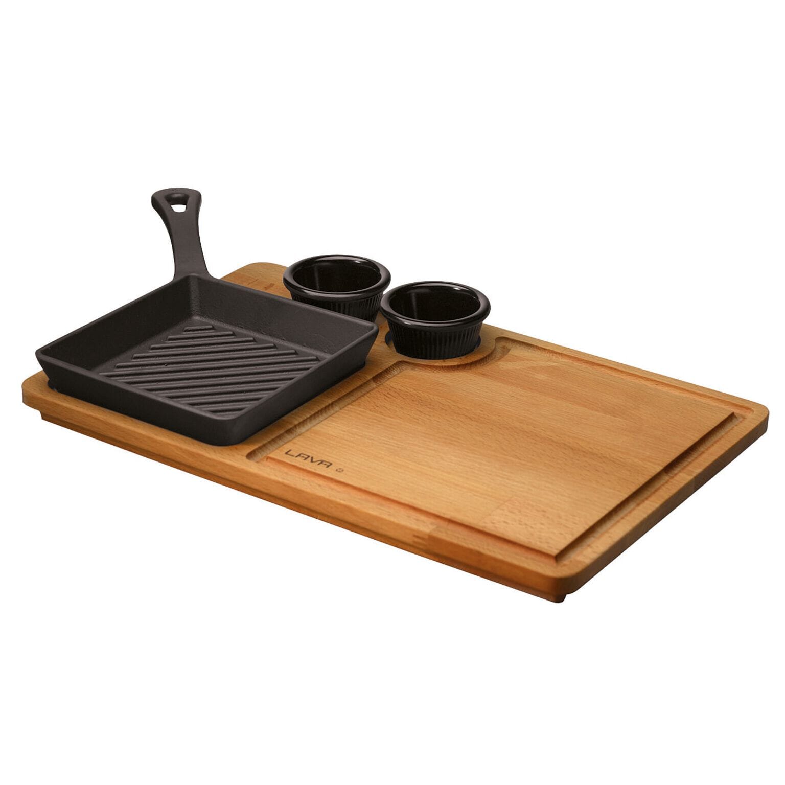 Paderno Bistecchiera Cm 16X16 Con Supporto - 44216S16