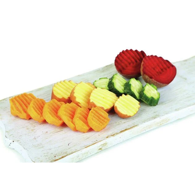 Taglia verdure ondulato Acciaio inox, Polipropilene - 11,5 cm