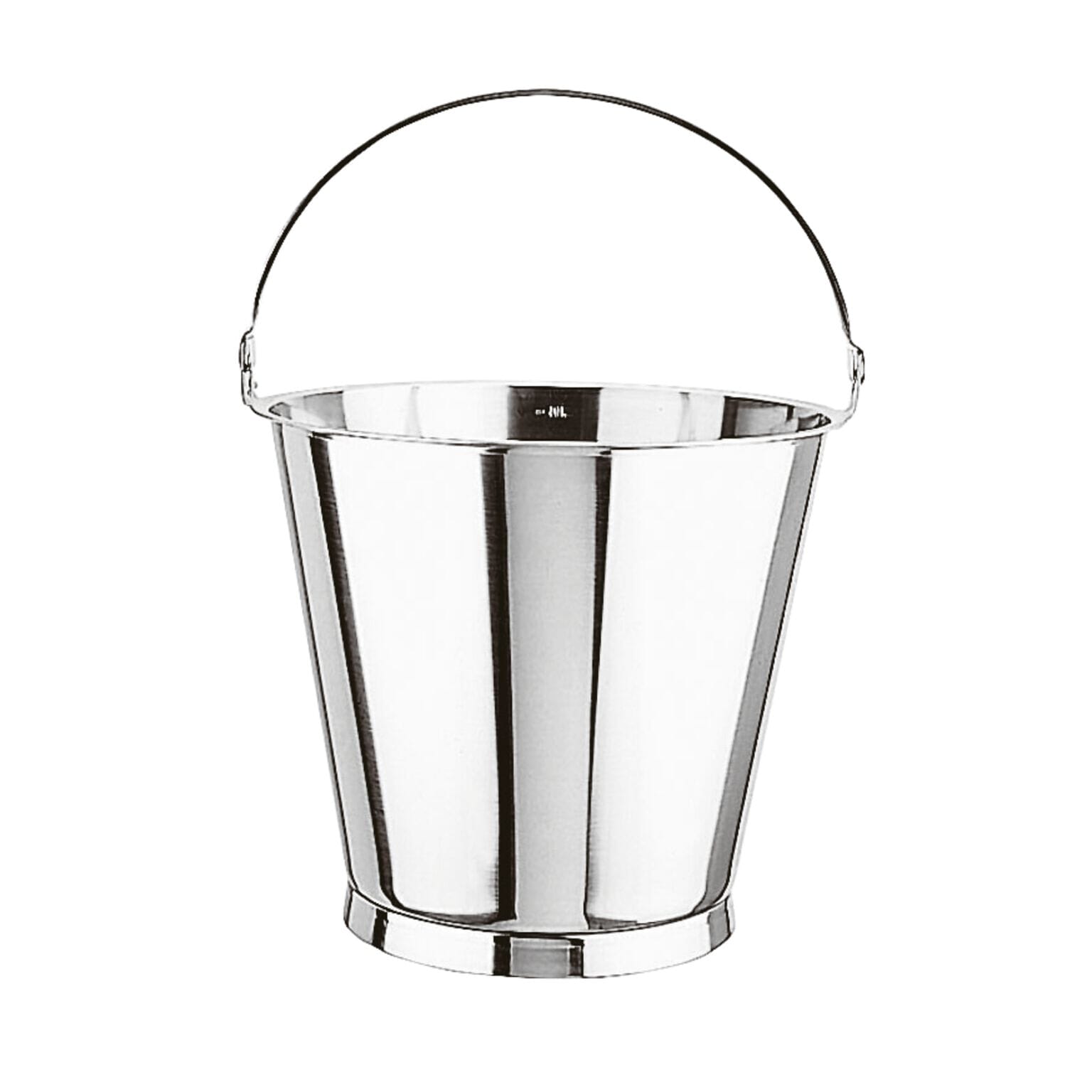 Paderno Secchiello Graduato Lt 12 Con Base - 41961-12