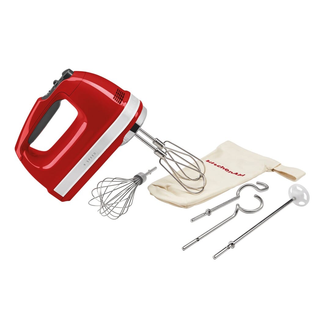 KitchenAid Sbattitore elettrico 9 velocità Empire Red