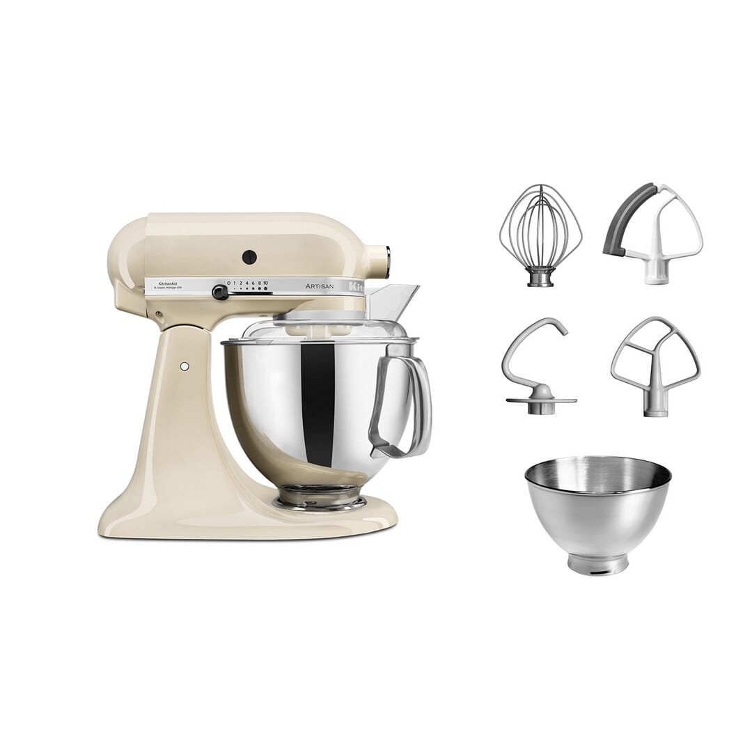 KitchenAid Artisan - Planetaria c/testa reclinabile 4,8L Almond Cream