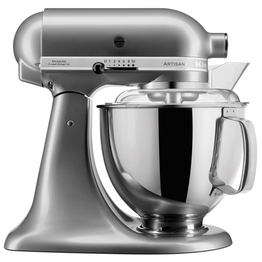 KitchenAid Artisan - Planetaria c/testa reclinabile 4,8L Contour Silver