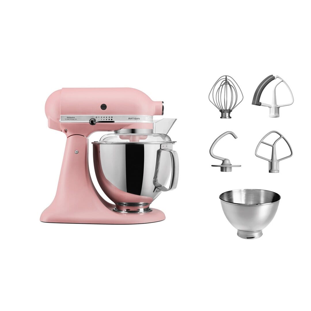 KitchenAid Artisan - Planetaria c/testa reclinabile 4,8L Dried Rose