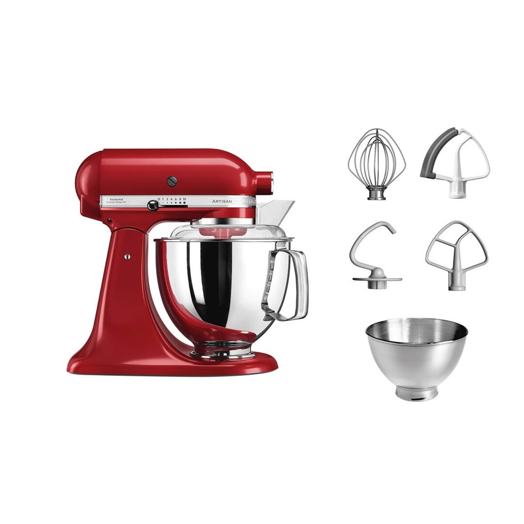 KitchenAid Artisan - Planetaria c/testa reclinabile 4,8L Empire Red