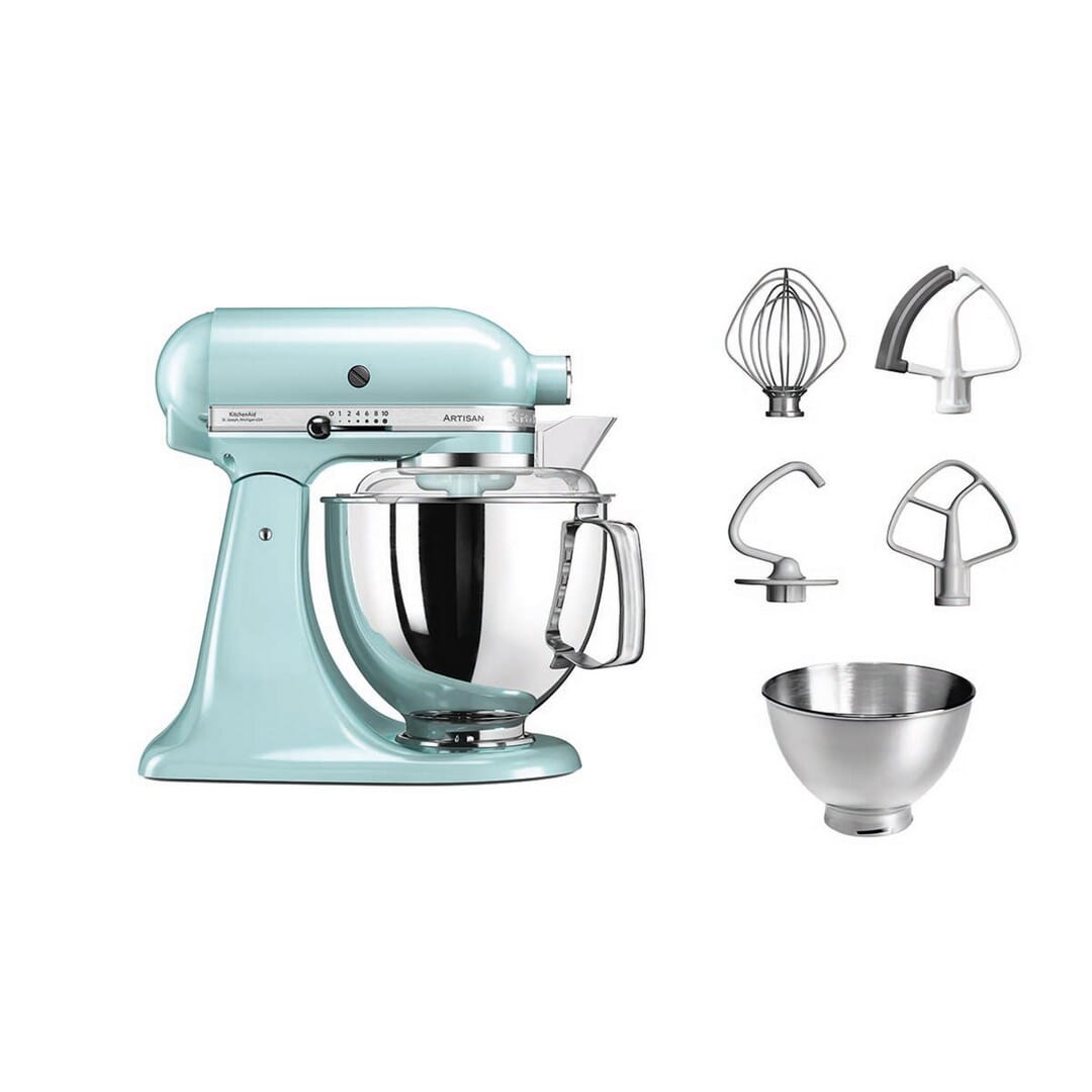 KitchenAid Artisan - Planetaria c/testa reclinabile 4,8L Ice Blue