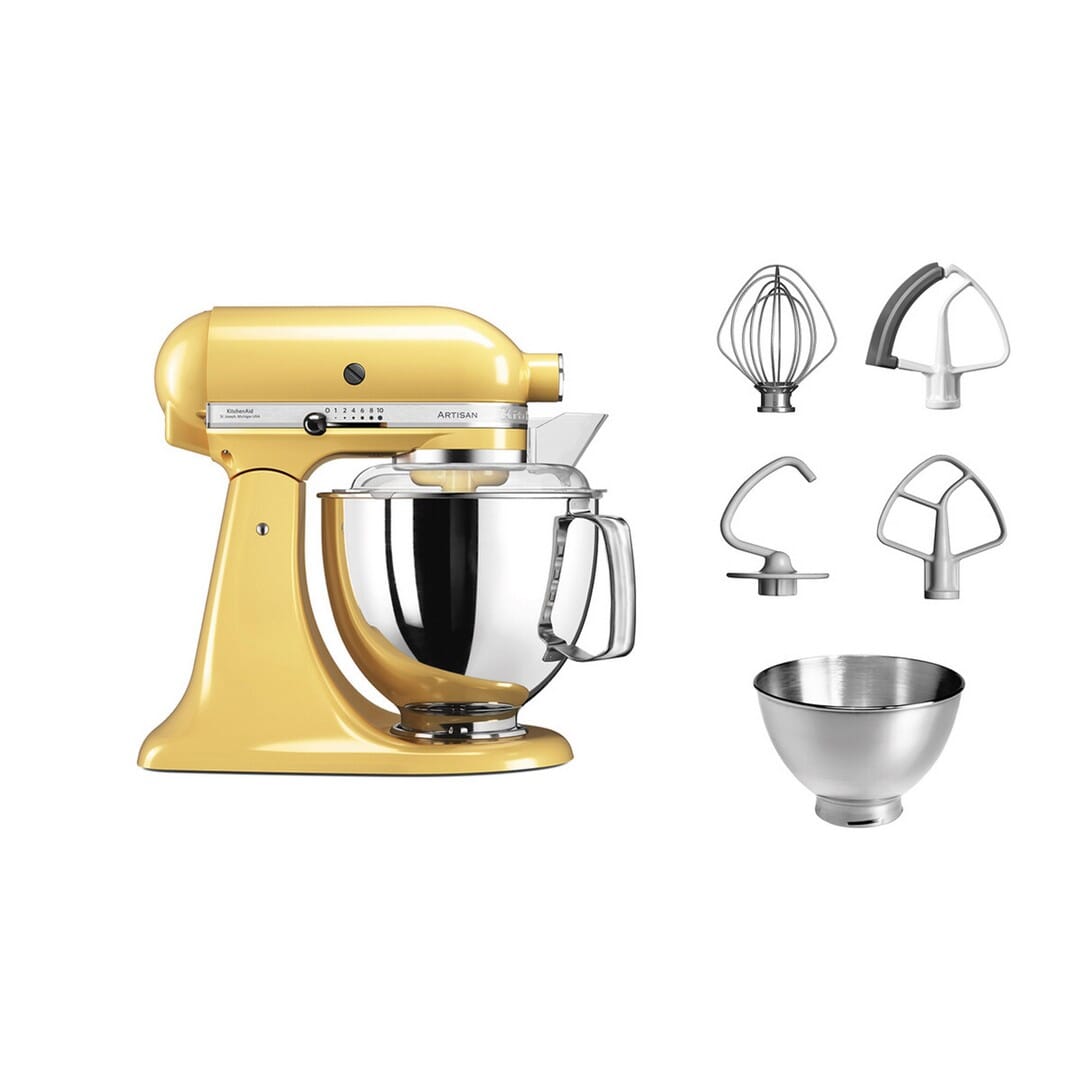 KitchenAid Artisan - Planetaria c/testa reclinabile 4,8L Majestic Yellow