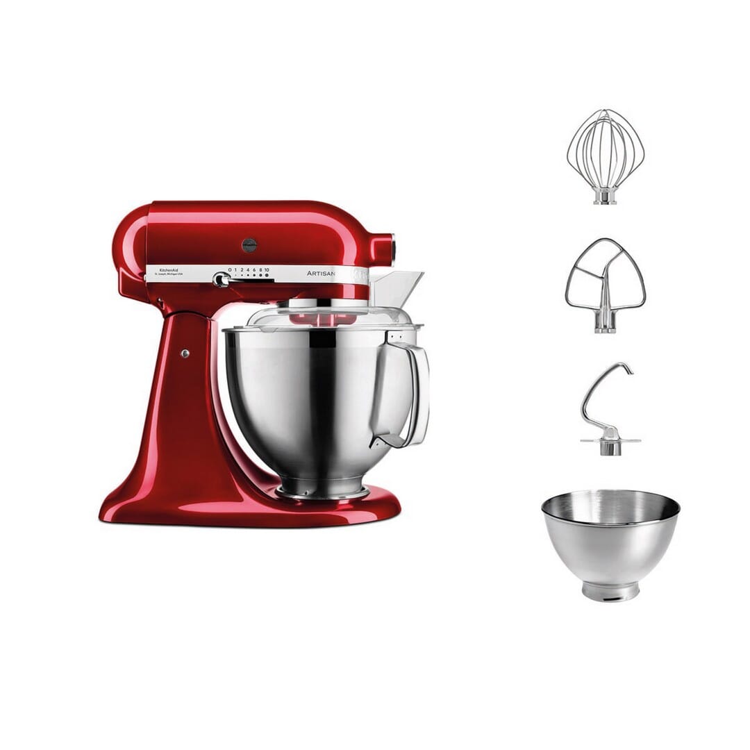 KitchenAid Artisan - Planetaria c/testa reclinabile 4,8L Candy Apple