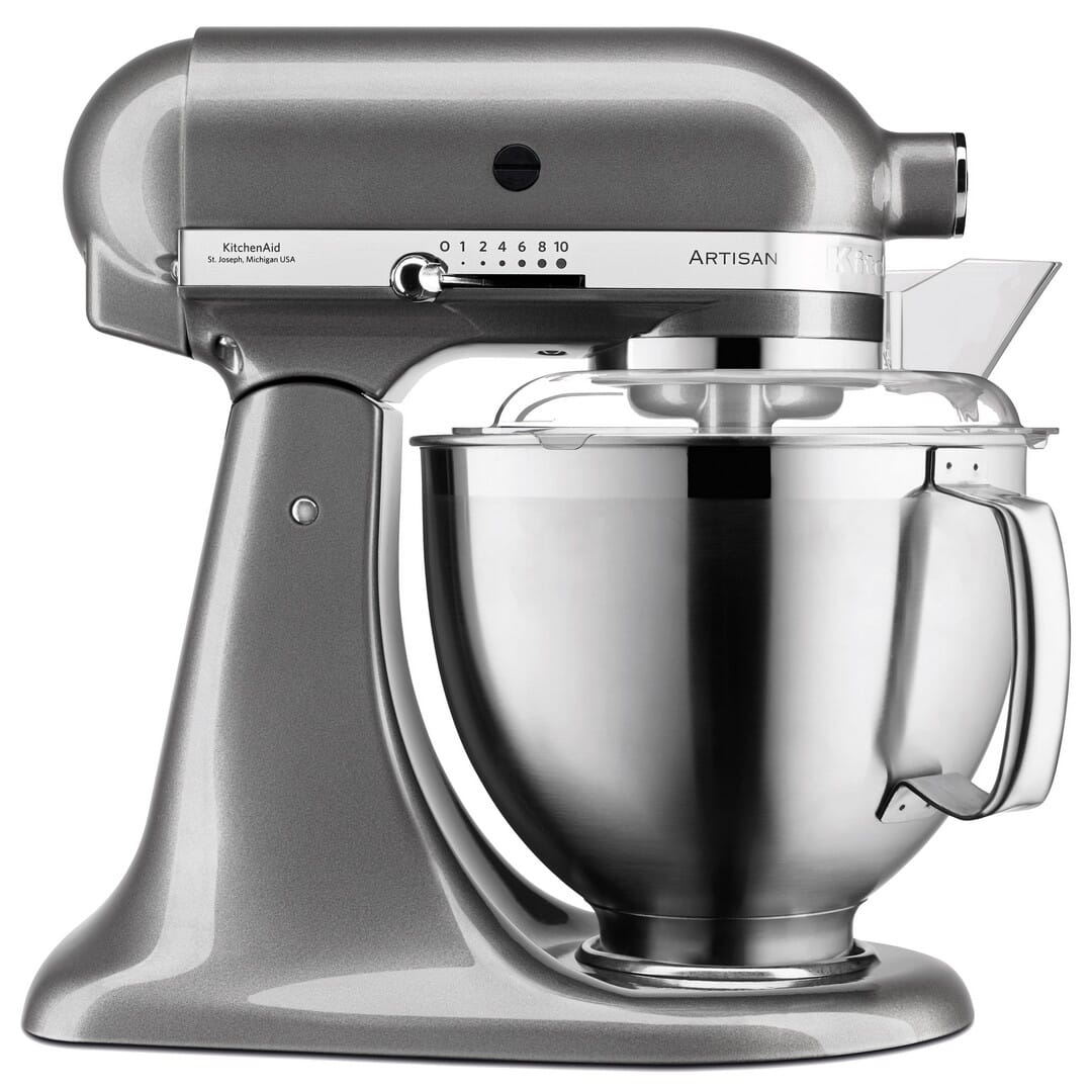 KitchenAid Artisan - Planetaria c/testa reclinabile 4,8L Medallion Silver
