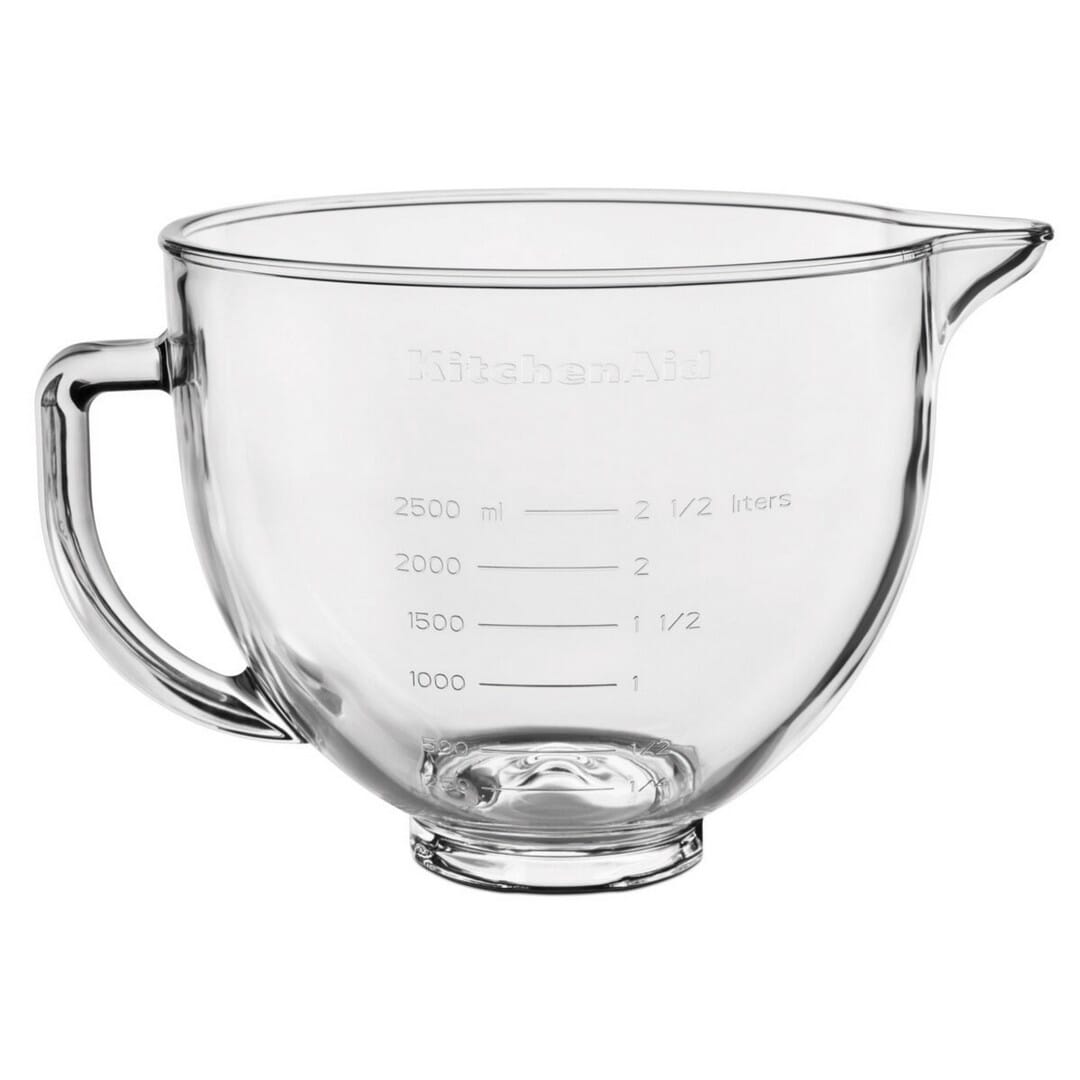 KitchenAid Ciotola graduata in vetro 4,7L per planetaria standard
