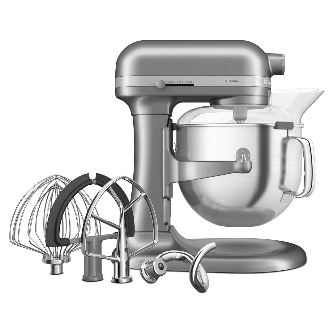 KitchenAid Artisan - Planetaria c/ciotola sollevabile 6,6L Contour Silver