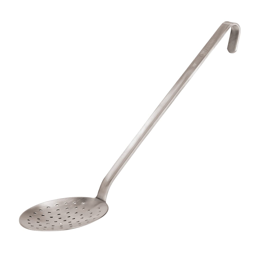 Paderno Schiumarola Unipezzo Manico Corto In Acciaio Inox