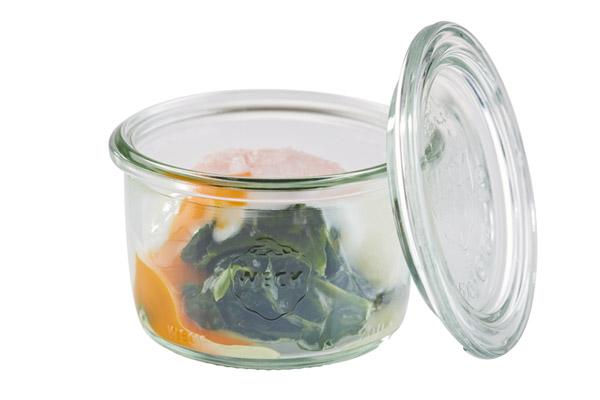 Bicchieri Weck con coperchio