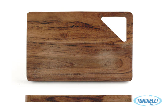 Kesper F.Anton Gmbh Acacia-Tagliere Rett.Cm 28X19Xh.1,5 Con Foro Appendibile - 2