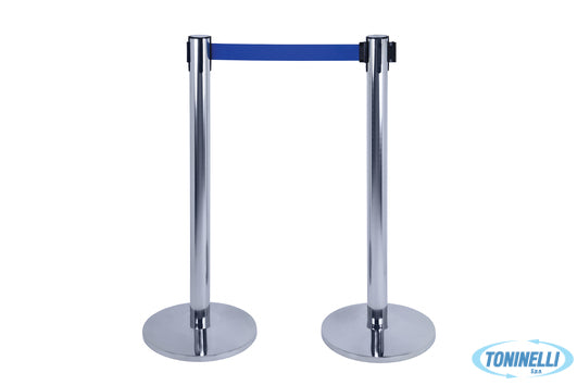 Medial International Spa Socio Unico Alfa-Colonna Inox Cm.36Xh.95 Con Nastro Blu