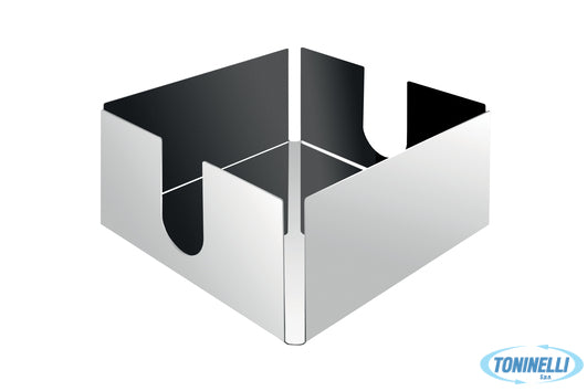 Cerutti Inox Srl Uninominale Alto Cusio-Portatovaglioli In Acciaio Inox 18-10 Cm