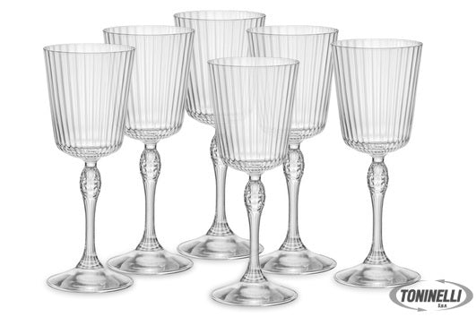 Bormioli Rocco America '20S Confezione Da 6 Calici Cocktail Glass H.20,2 Cl.25