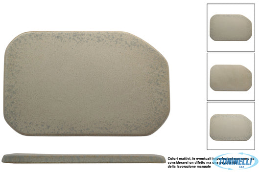 Import Tavola Antiqua-Base Gourmet Rettangolare Cm.30X19,5 In Gres Porcellanato