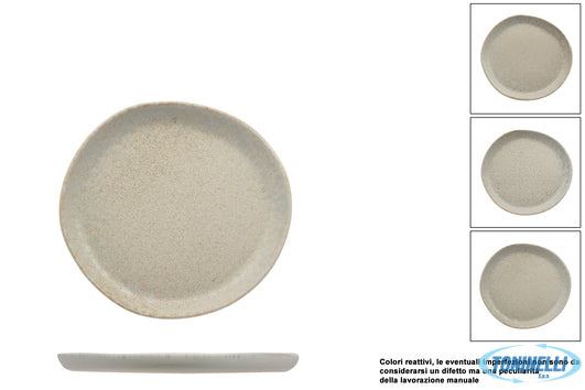 Import Tavola Antiqua-Piattino Piano Organic Cm.16 In Gres Porcellanato - 23688