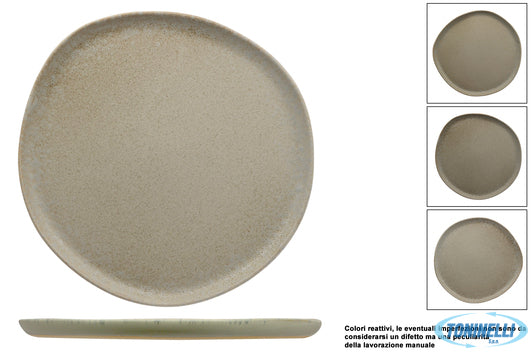 Import Tavola Antiqua-Piatto Piano Organic Cm.29,5 In Gres Porcellanato - 23685