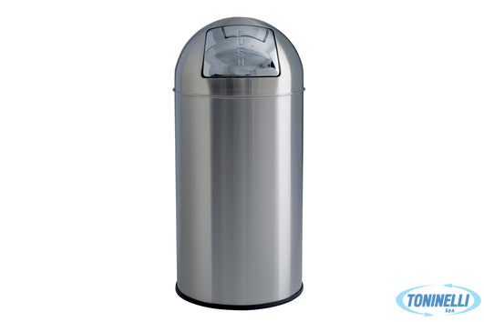 Medial International Spa Socio Unico Apollino-Gettacarte Push Inox Satinato 40Lt