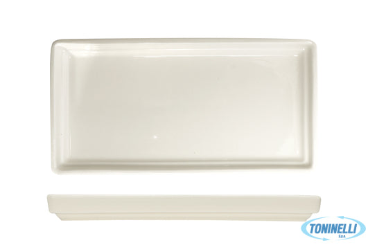 Import Tavola B.B. White-Piatto Rettangolare Cm.20,3X10,3X2,1  Ba2672 - 9614