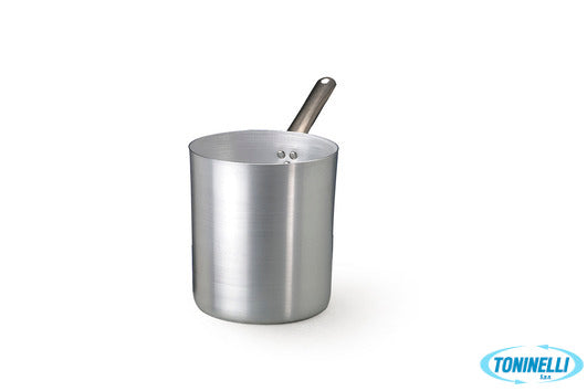 Agnelli Bagnomaria Alluminio 3 Mm Con Manico Tubolare Inox Cm 14 H 16 Lt 2,2 - 3