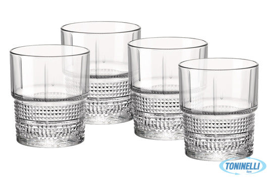 Bormioli Rocco Bartender Novecento -Confezione 4 Bicchieri Dof Cl 37 122116 - 85