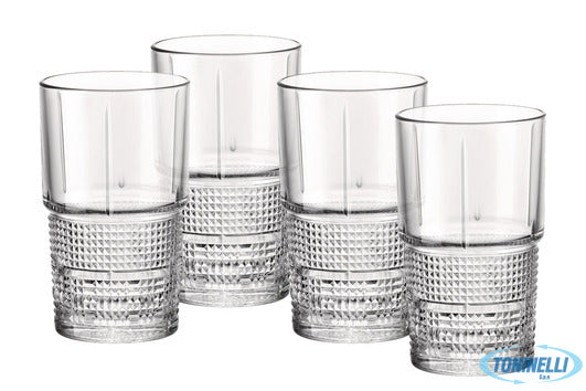 Bormioli Rocco Bartender Novecento-Confezione 4 Bicchieri Hi-Ball Cl 40,5 122115