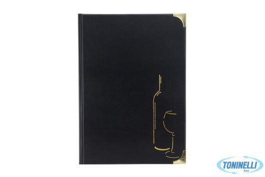 Securit  Basic-Portamenu Carta Dei Vini A4 Nero Cm 31,5X24 Mc-Brwc-Bl - 15264