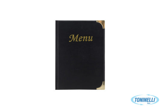 Securit  Basic-Portamenu Nero A5 10 Pagine Cm 23,7X17,2  Mc-Bra5-Bl - 15271