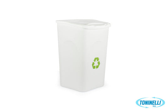 Stefanplast Be Green Pattumiera Bianca Plastica 50 Litri 70601 - 2958700