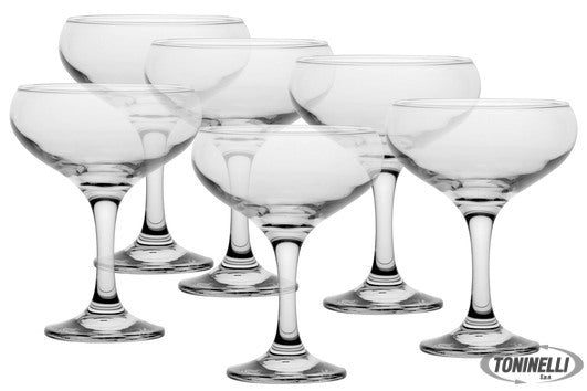 Pasabahce  Bistro - Confezione 6 Coppe Champagne Cl.27  44136Mi - 49003
