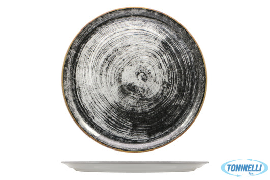 Saturnia  Black Round-Piatto Pizza Napoli Decorato Cm.31  04Z07019 - 10717