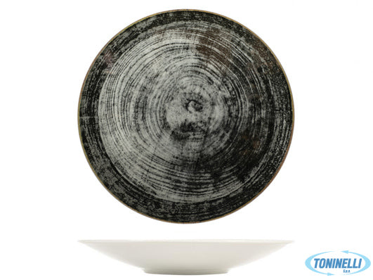 Saturnia  Black Round-Piatto Portata Konos Cm 28 04551Z07 - 14753