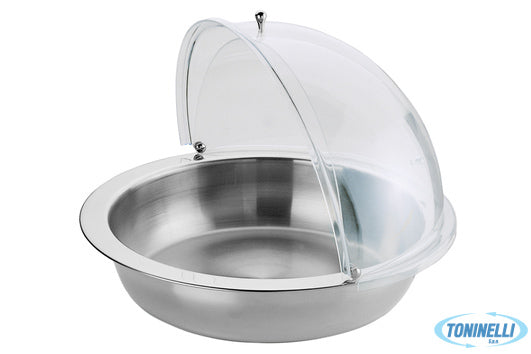 Pinti Inox Buffet-Piatto Porta Pane Inox Con Cupola Cm.47,5Xh.34 50951348 - 1401